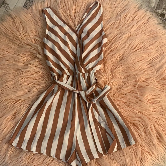 SHEIN Other - Stripped Romper
